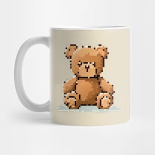 Teddy bear pixel art Mug